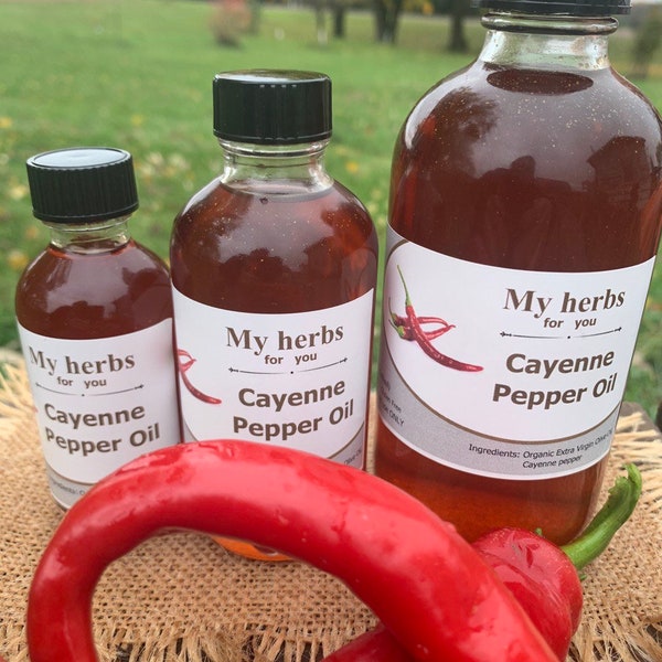 Cayenne Pepper Oil, Organic