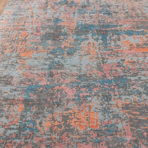 8X10  Area Rug Abstract Style Hand Knotted Rug #3294 (242x300 Cms.)