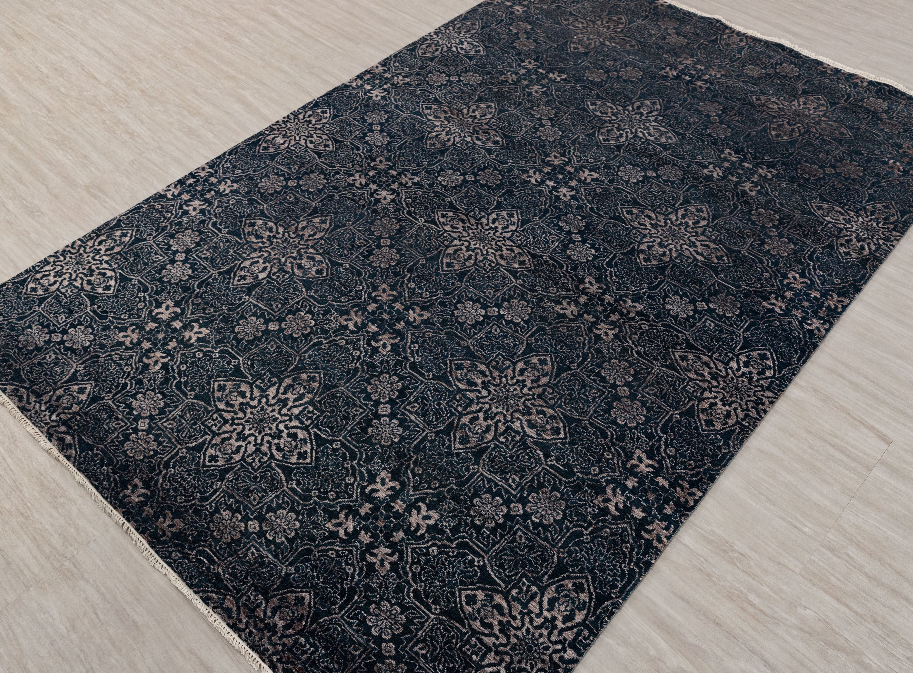 6x9 Rug Transitional Handmade Wool Rug 9017 180x275 Cms. Etsy