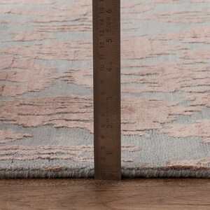 8X10 Rug Grey Copper Modern Transitional Rug Style Handmade Rug #2734 (242x300 Cms.) image 10