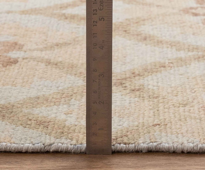 10x14 Rug Transitional Handmade Wool Area Colors Beige Camel Etsy