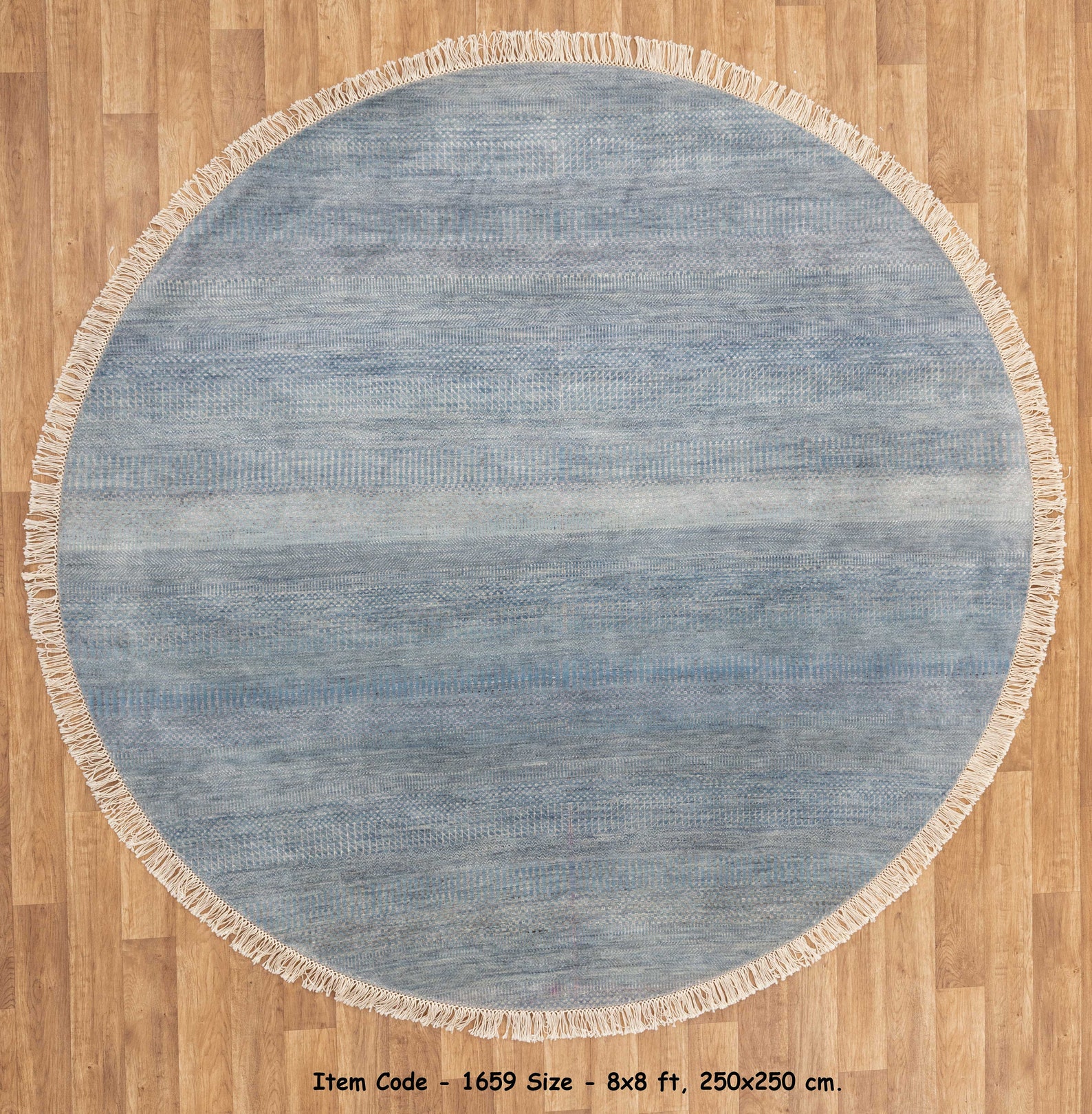 8x8 Round Area Rug Contemporary Style Handmade Wool Silk Soft Etsy