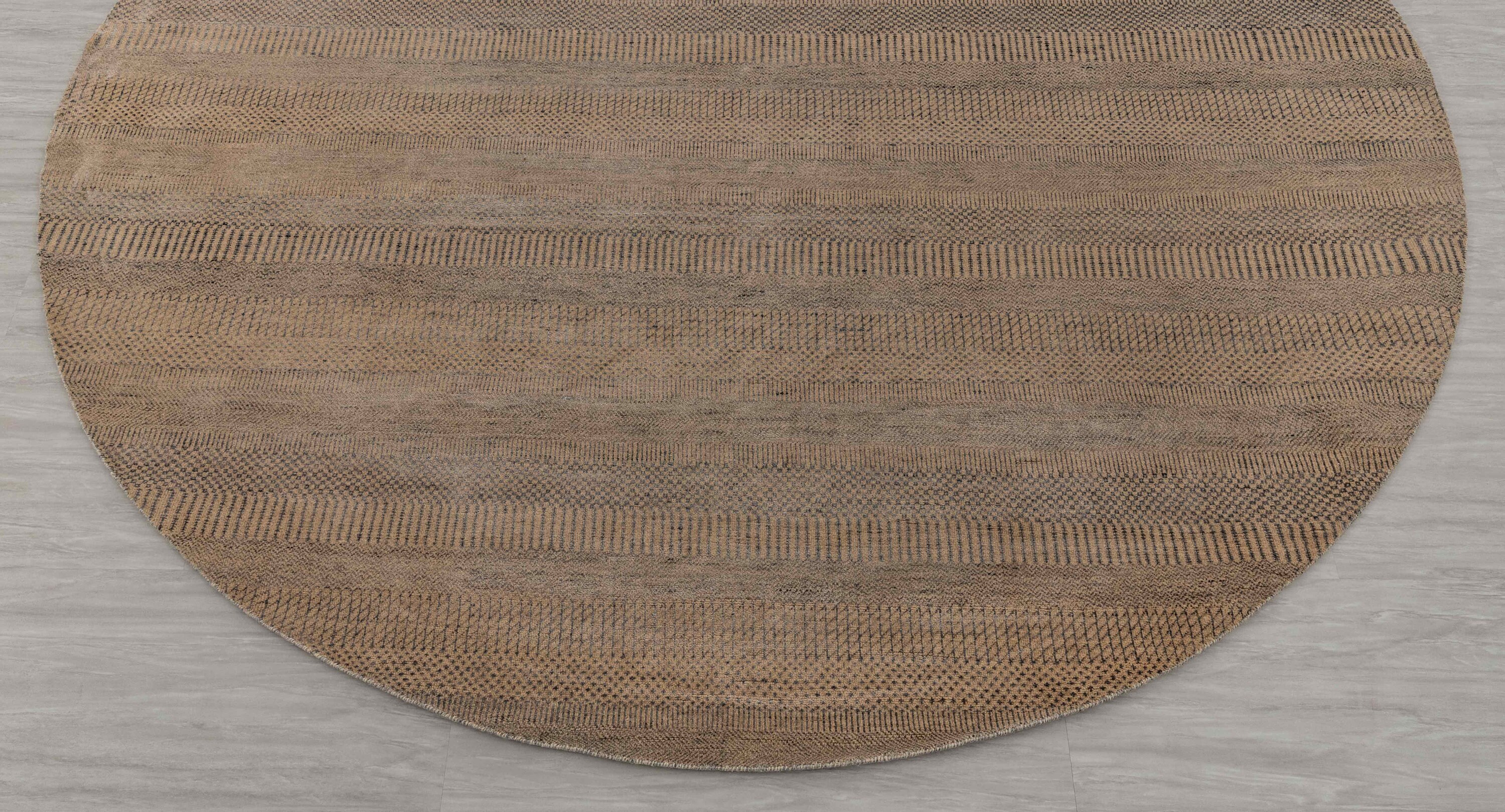 9x9 Round Area Rug Contemporary Style Handmade Wool Silk Soft Etsy