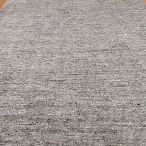 10 x 10,6 pi. Grand tapis bohème marocain surdimensionné, tapis indien bleu en laine fait main # 2279 (366 x 457 cm)