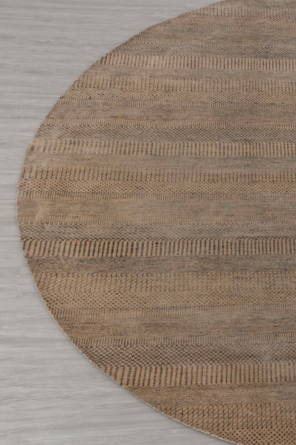 9x9 Round Area Rug Contemporary Style Handmade Wool Silk Soft Etsy