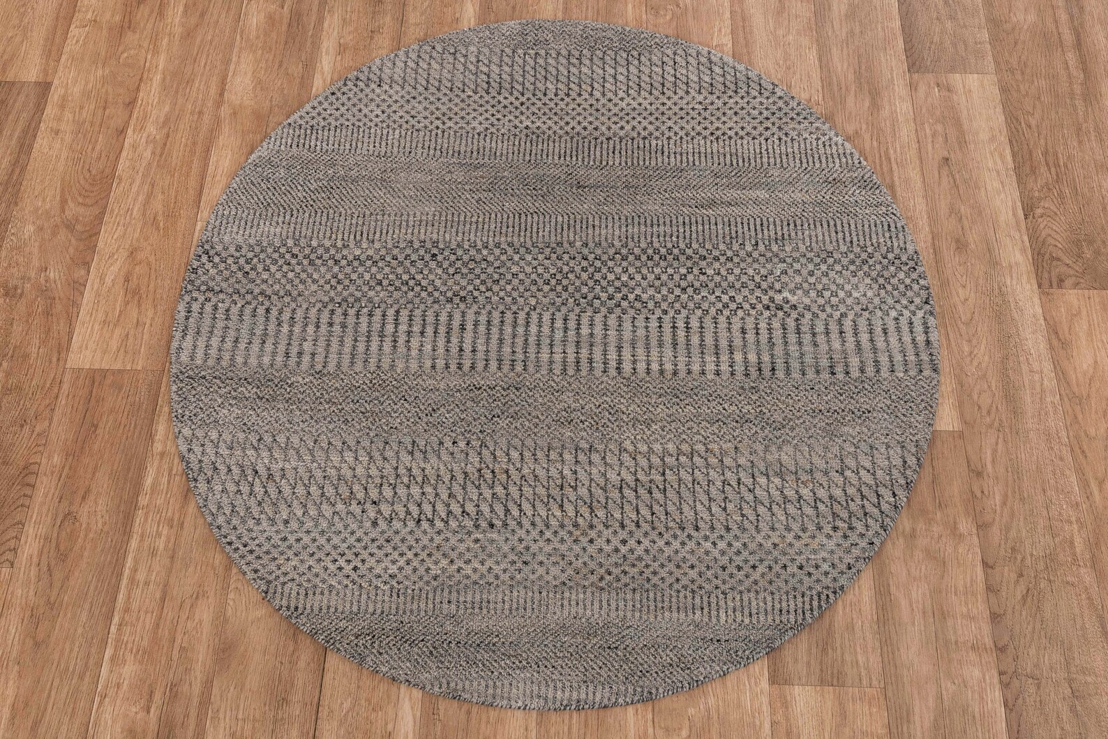 3x3 Round Area Wool Rug 3 Foot Round Handmade Sheep Wool Etsy