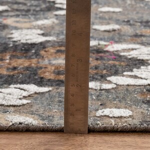 8x10 Area Rug Wool Ikat Low Pile Vintage Finish Rug #2678(242x300 Cms.) image 10