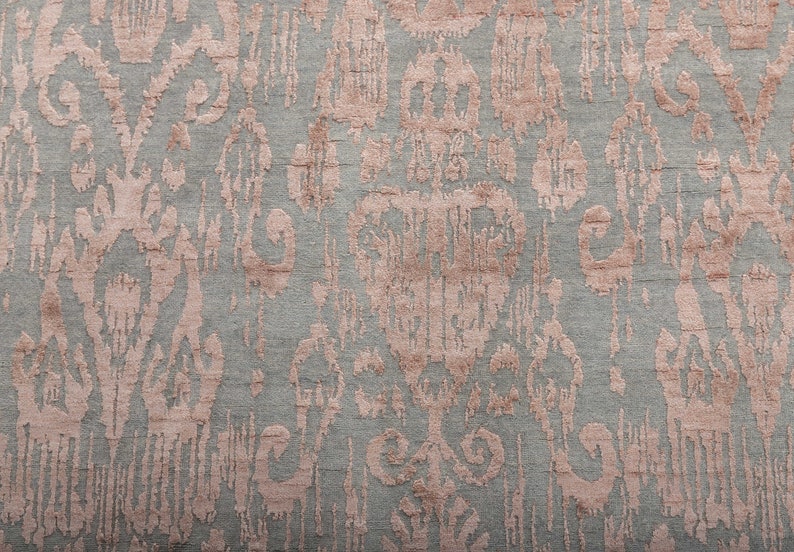 8X10 Rug Grey Copper Modern Transitional Rug Style Handmade Rug #2734 (242x300 Cms.) image 5