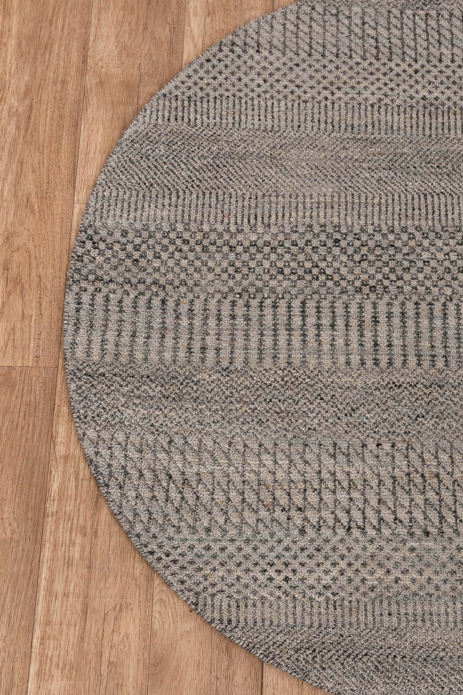 3x3 Round Area Wool Rug 3 Foot Round Handmade Sheep Wool Etsy