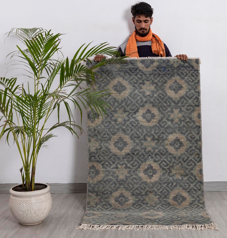 #5362-B 3x5 Rug Traditional Rug Modern Handmade Wool Rug 90x150 Cms.