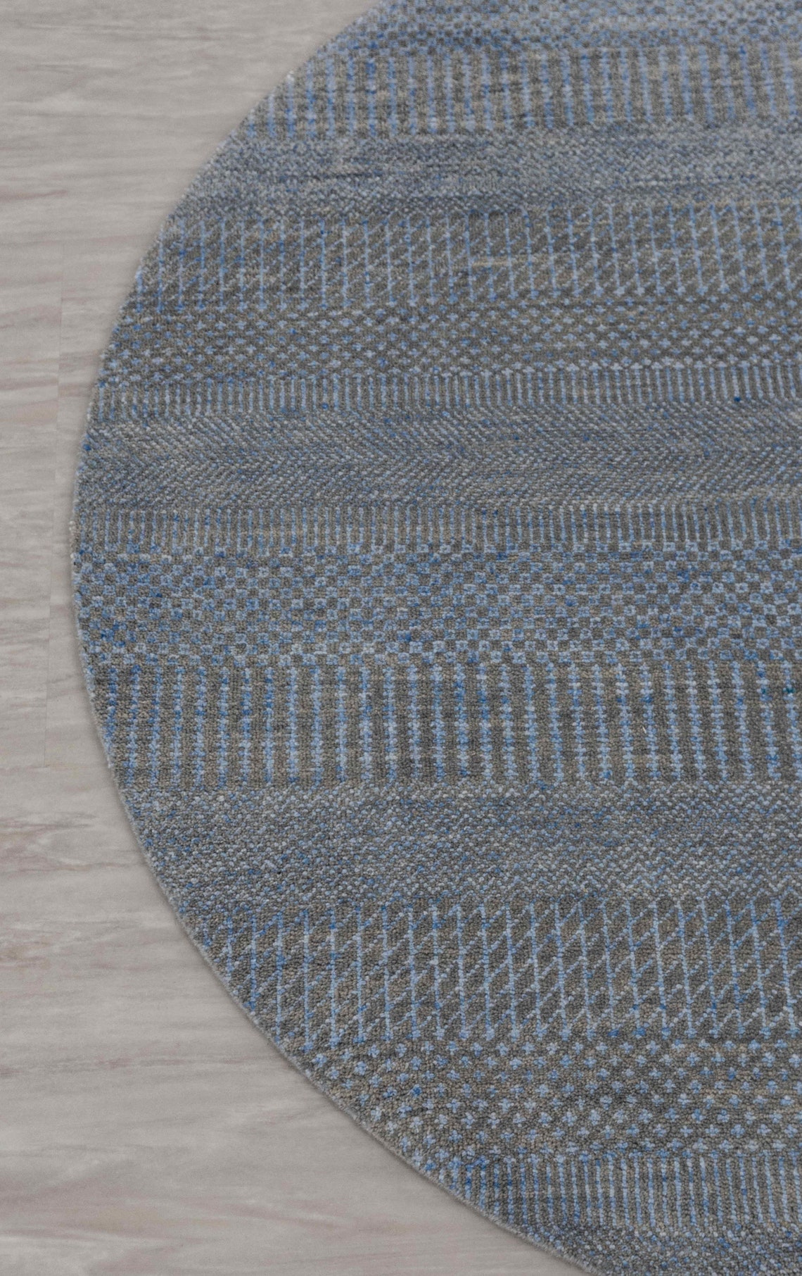 4x4 / 120x120 Cms Round Rug Wool & Silk Rug Handmade Rug Etsy