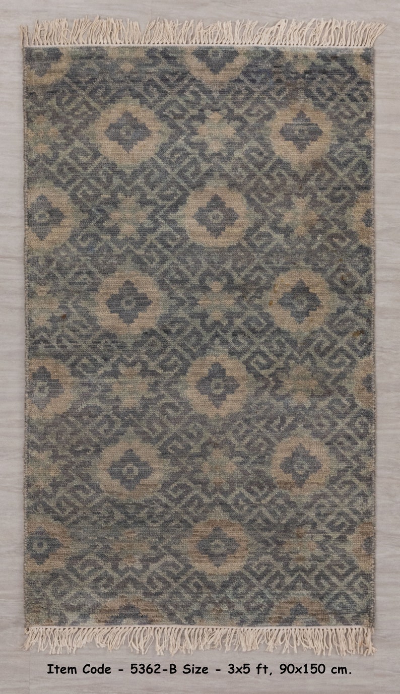 #5362-B 3x5 Rug Traditional Rug Modern Handmade Wool Rug 90x150 Cms.