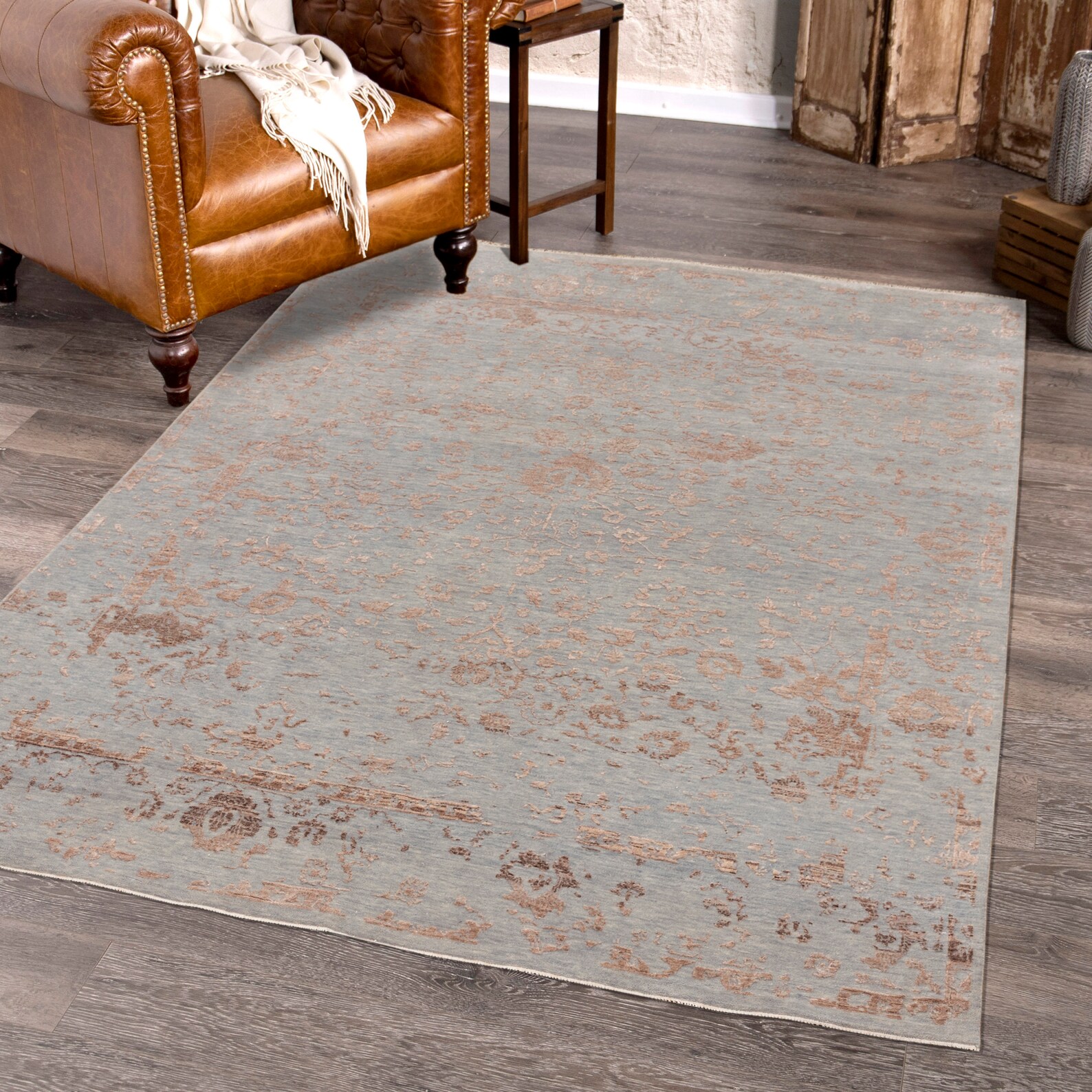 8X10 Rug Modern Handmade Wool Rug by Women Artisans 1577 Etsy