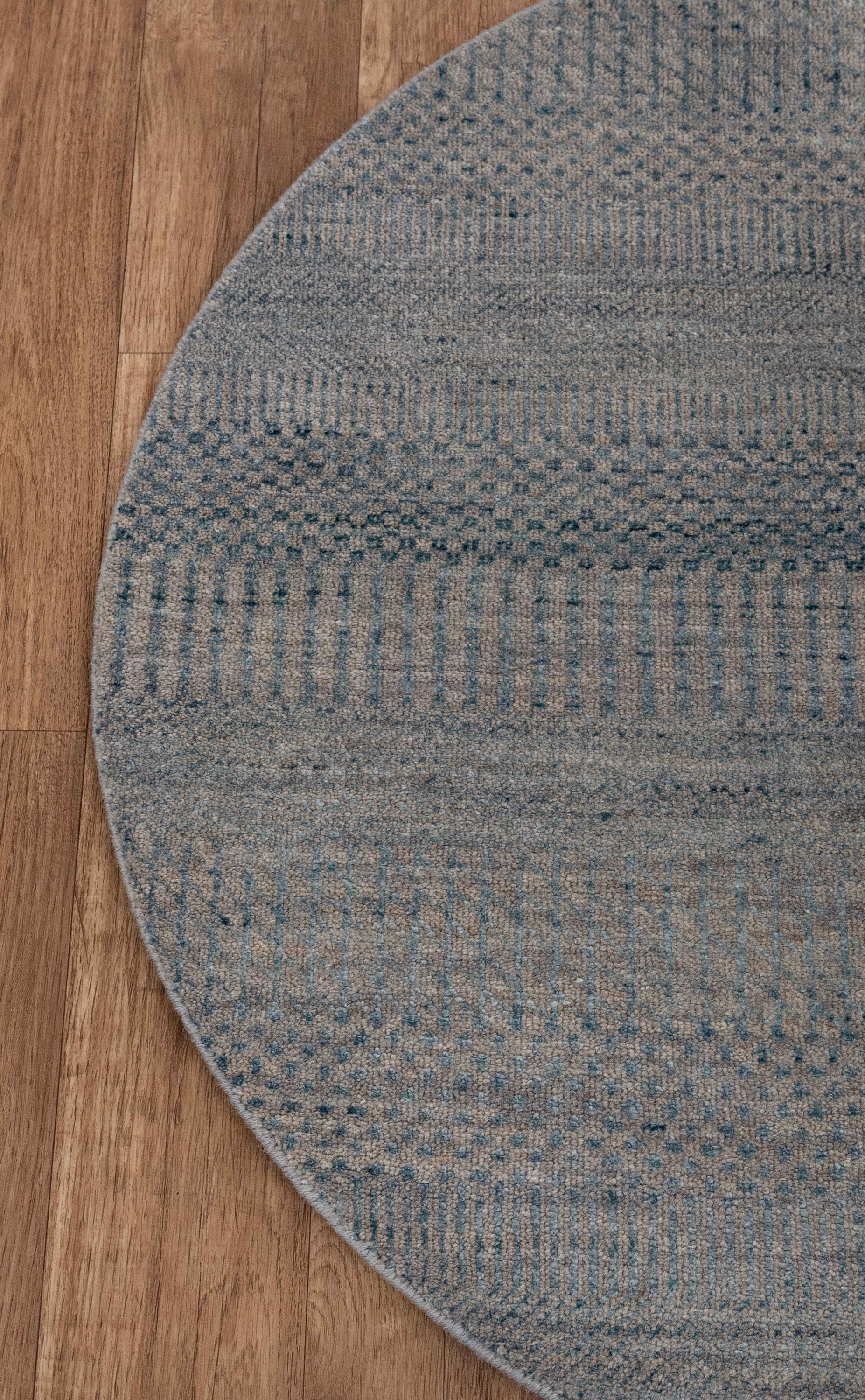 3x3 Round Area Wool Rug 3 Foot Round Handmade Sheep Wool Etsy