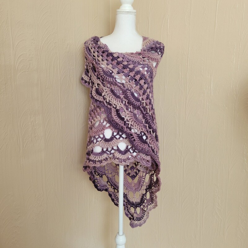 shawl lilac