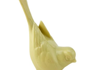 Lenox China Vintage YELLOW Bird EARLY Mold Great Detail Figurine Green Blue Mark