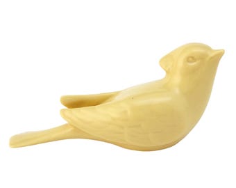 Lenox China Vintage YELLOW Bird Green / Blue Mark Figurine Rare desirable color circa 1930s / 1940s