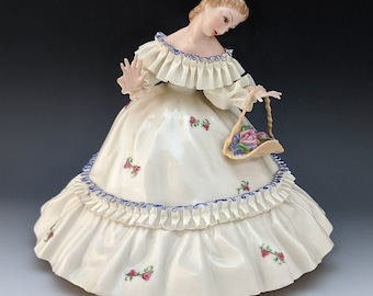 Lenox China Vintage MISTRESS MARY Incredibly Thin & Delicate Features Figurine