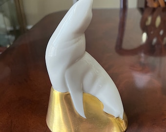 Lenox China Vintage Art Deco SEAL Dated c.1930s era Blue Mark Figurine Gold Rock