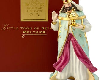 Lenox China LITTLE TOWN of Bethlehem Nativity MELCHIOR Wise Man Magi Figurine