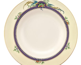 Lenox China Vintage FLORIDA Rimmed Soup Bowl 8 1/2" Awesome Pattern