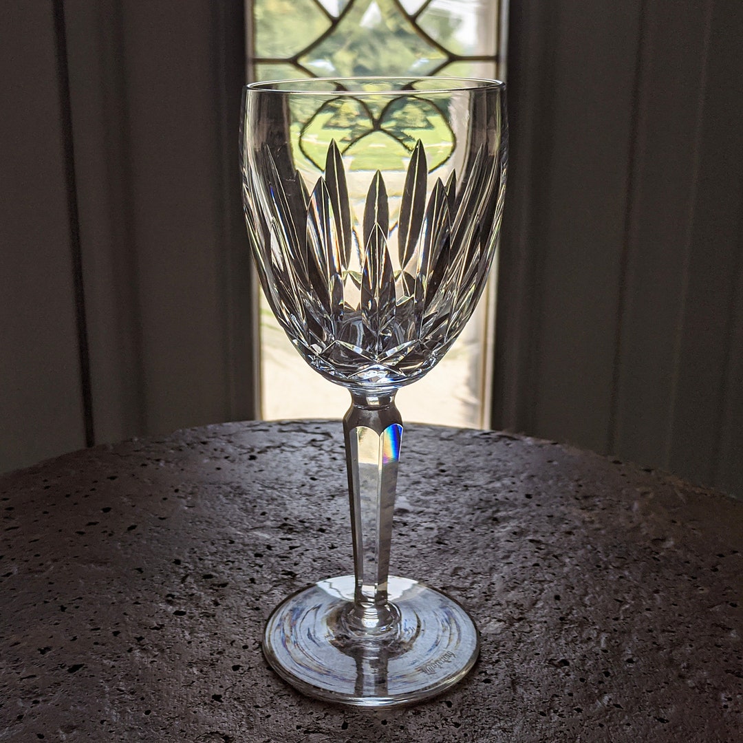 Waterford Crystal KILDARE Red Wine CLARET Glass 6 1/2 Gothic Mark Great