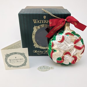 Waterford Crystal Holiday Heirlooms 4 Four CALLING BIRDS 12 Days Xmas Ornament