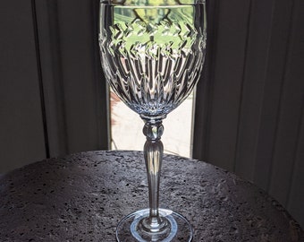 Waterford Crystal NEWBURY Water Goblet /s 8 1/2" Gothic Mark 1996 Beautiful