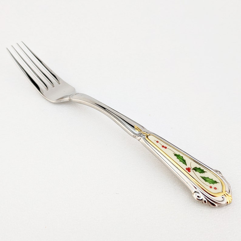 Lenox HOLIDAY Flatware Xmas Dinner Fork Japan Version by Kirk Etsy