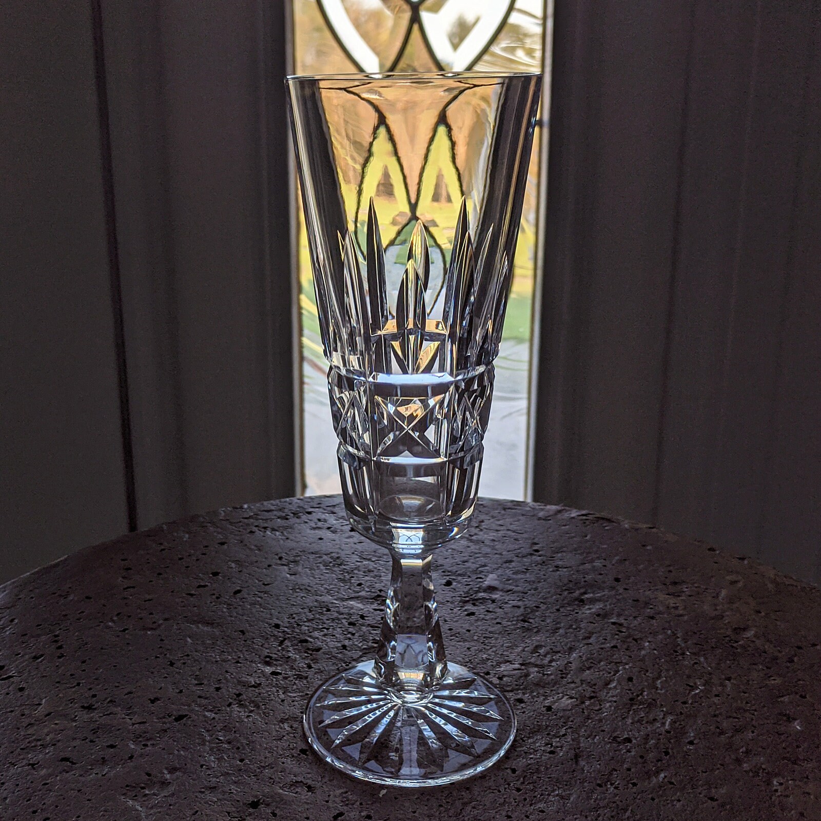 Waterford Crystal KYLEMORE Fluted Champagne Flute Glass 7 3/4 Ireland