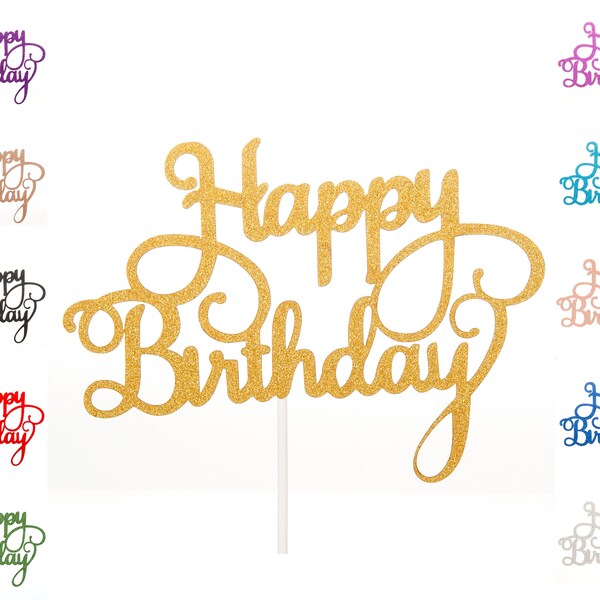 Happy Birthday Sign Etsy
