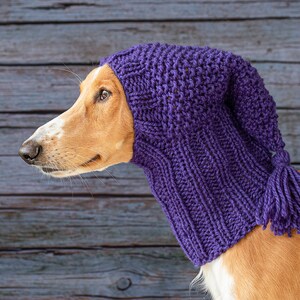 Illustrated Knitting Pattern for Dog Hat / Step-by-step Knit Guide ...