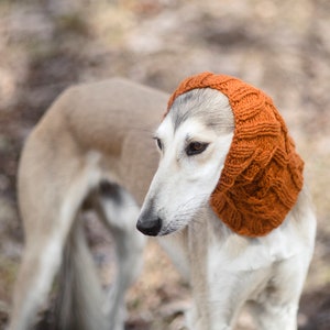 Dog snood knitting pattern / Winter snood for dog / Written and chart knitting instructions / All sizes included image 8