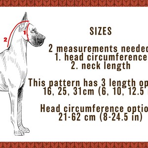 Dog snood knitting pattern / Winter snood for dog / Written and chart knitting instructions / All sizes included image 4