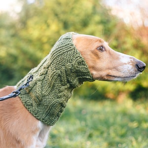 Dog snood knitting pattern / Winter snood for dog / Written and chart knitting instructions / All sizes included image 9