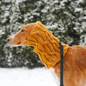 Dog snood knitting pattern/ Written and chart instructions / All sizes included: Italian Greyhound, Whippet, Saluki and others image 9