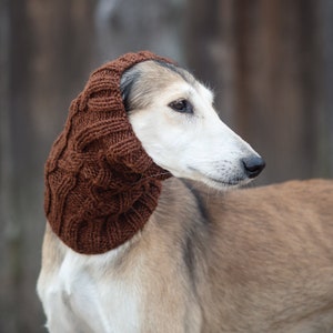 Dog snood knitting pattern / Winter snood for dog / Written and chart knitting instructions / All sizes included image 7