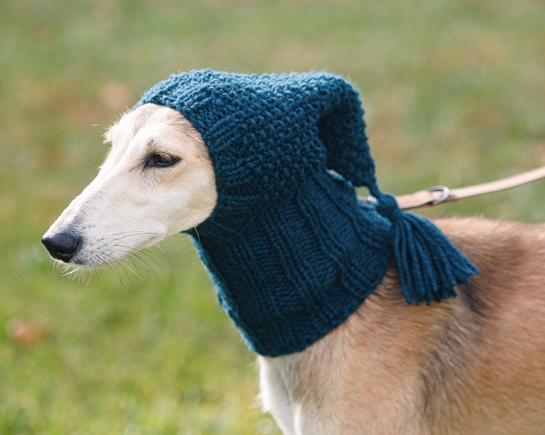 Illustrated Knitting Pattern for Dog Hat / Stepbystep Knit Etsy