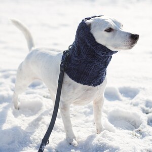 Dog snood knitting pattern / Winter snood for dog / Written and chart knitting instructions / All sizes included image 10