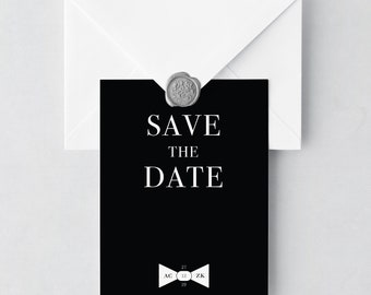 black save the date