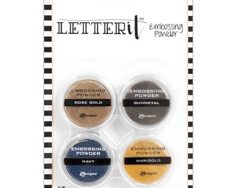 Ranger Metallics Letter It Embossing Powder Set
