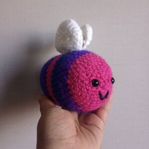 Pride Crochet Bees