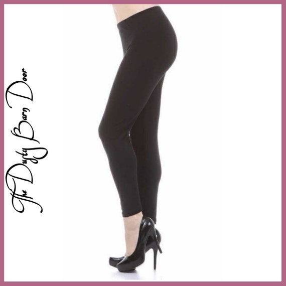 Style It up Black Leggings Curvy