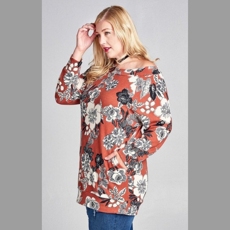 Floral Long Sleeve Tunic