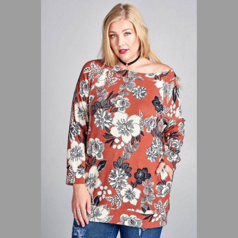 Floral Long Sleeve Tunic