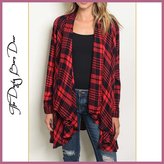Never Really Over Plaid Cardigan