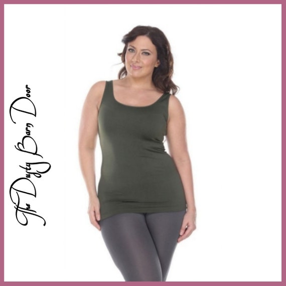 Can Do Tank Top (Olive)