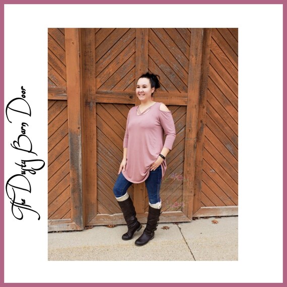 Casual Afternoon Top (Mauve)