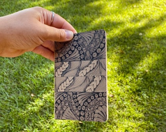 Moleskine Notebook | Moleskine Journal | Moleskine Cahiers Journal | Hand Drawn Doodle Cover | Customized Journal | Unique Notebook