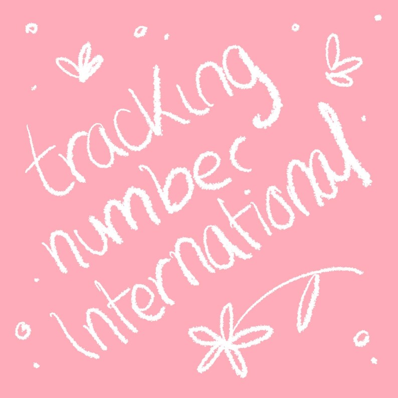Tracking number for international destinations